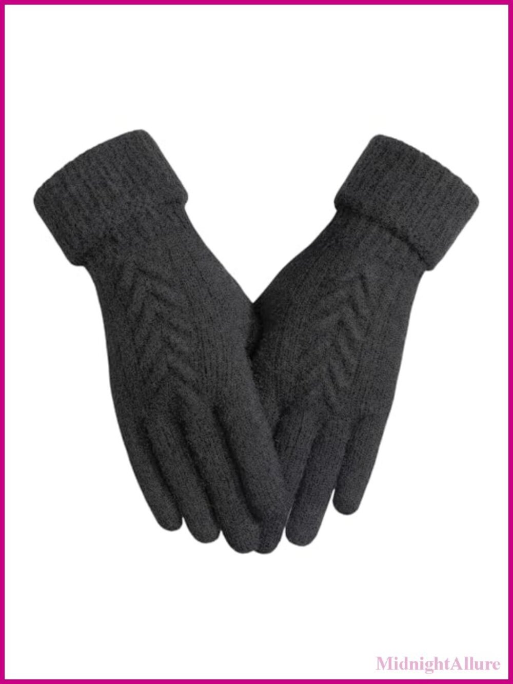 Womens Winter Gloves Touch Screen Knit Warm Cold Weather One Size